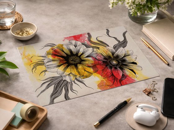 Floral Series: Gazania Rigens