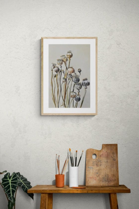 Pastel Poppy Pods