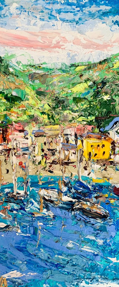 Portofino coast by Vilma Gataveckienė