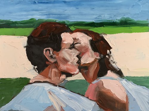 Romantic kiss. by Vita Schagen