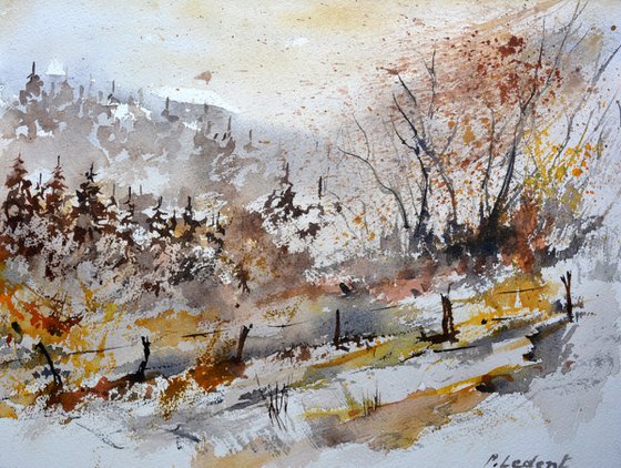Autumn Beauty  - watercolor