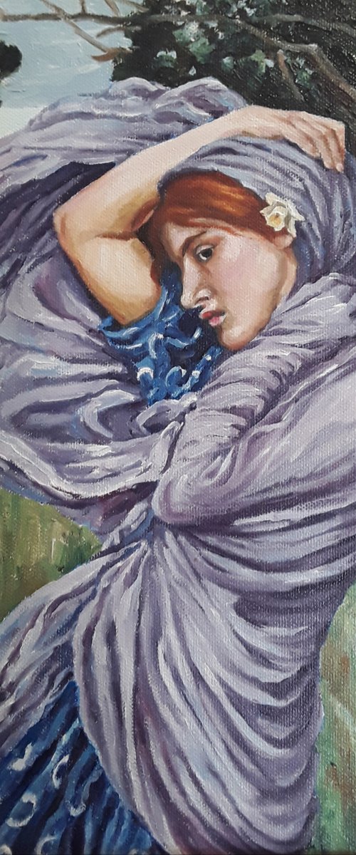 John William Waterhouse's Boreas by Zoe Elizabeth Norman