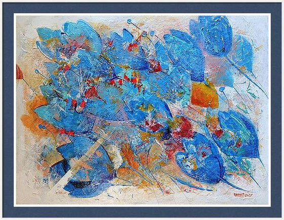 Fantasy with Blue Tulips