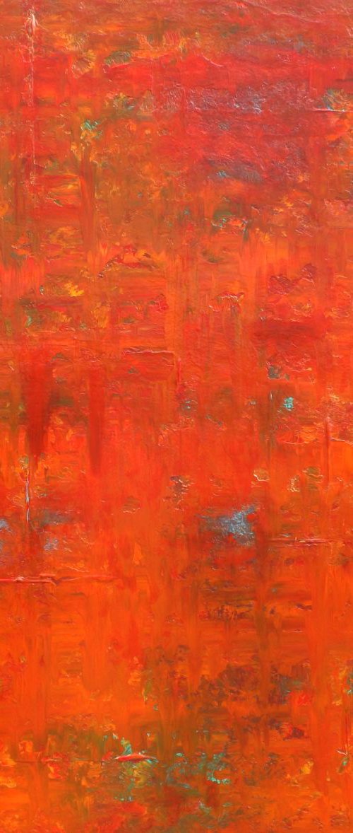 Red Abstract Concept 24 by Robert Lynn