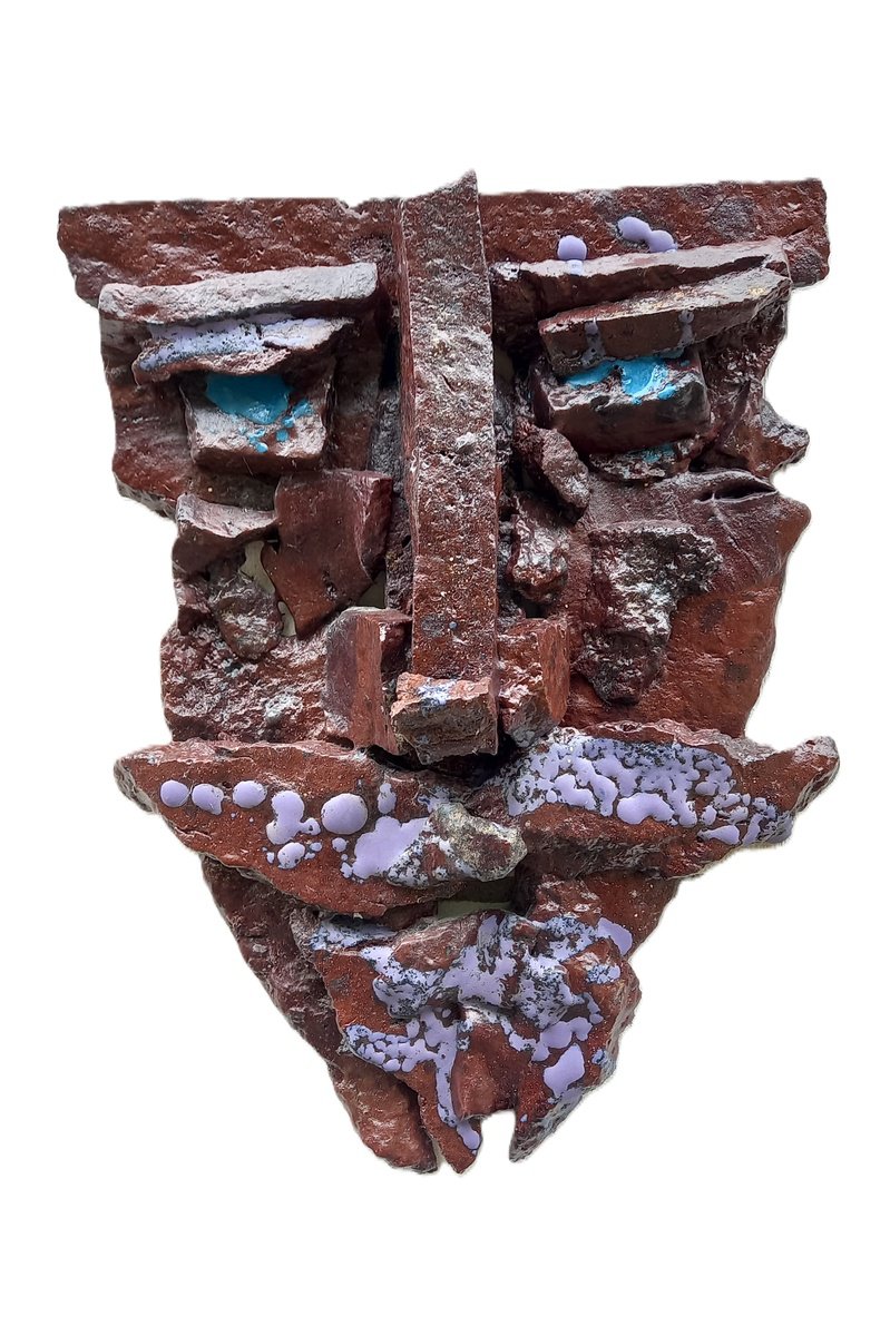 Expressive Portrait Relief By Ognyan Chitakov, 12 X 16", "i?in", Original Artwork