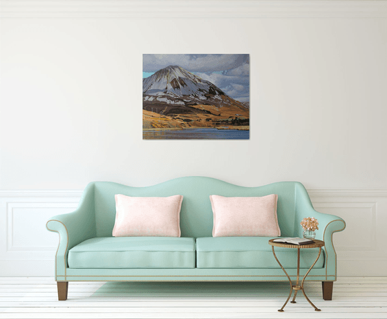 Passing Clouds On Errigal, Ireland