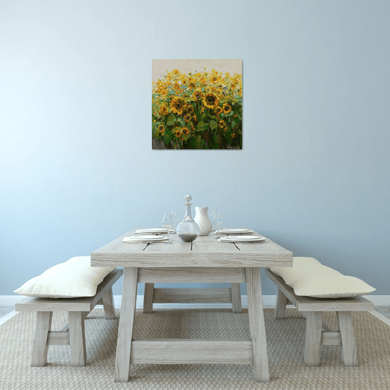 Sunflowers Original Oil painting