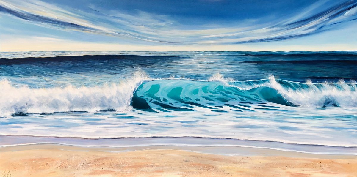 Turquoise Beach Wave II by Catherine Kennedy