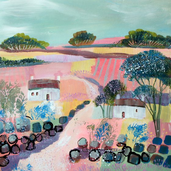Two White Cottages