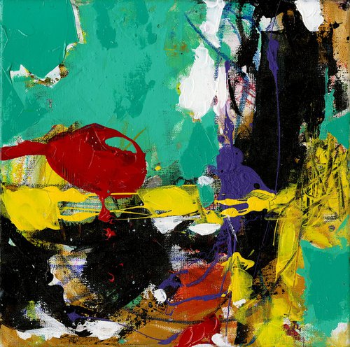 Time To Dance 4 - Abstract painting by Kathy Morton Stanion by Kathy Morton Stanion