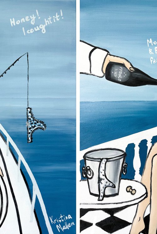 Diptych: La Dolce Escape by Kristina Mallen