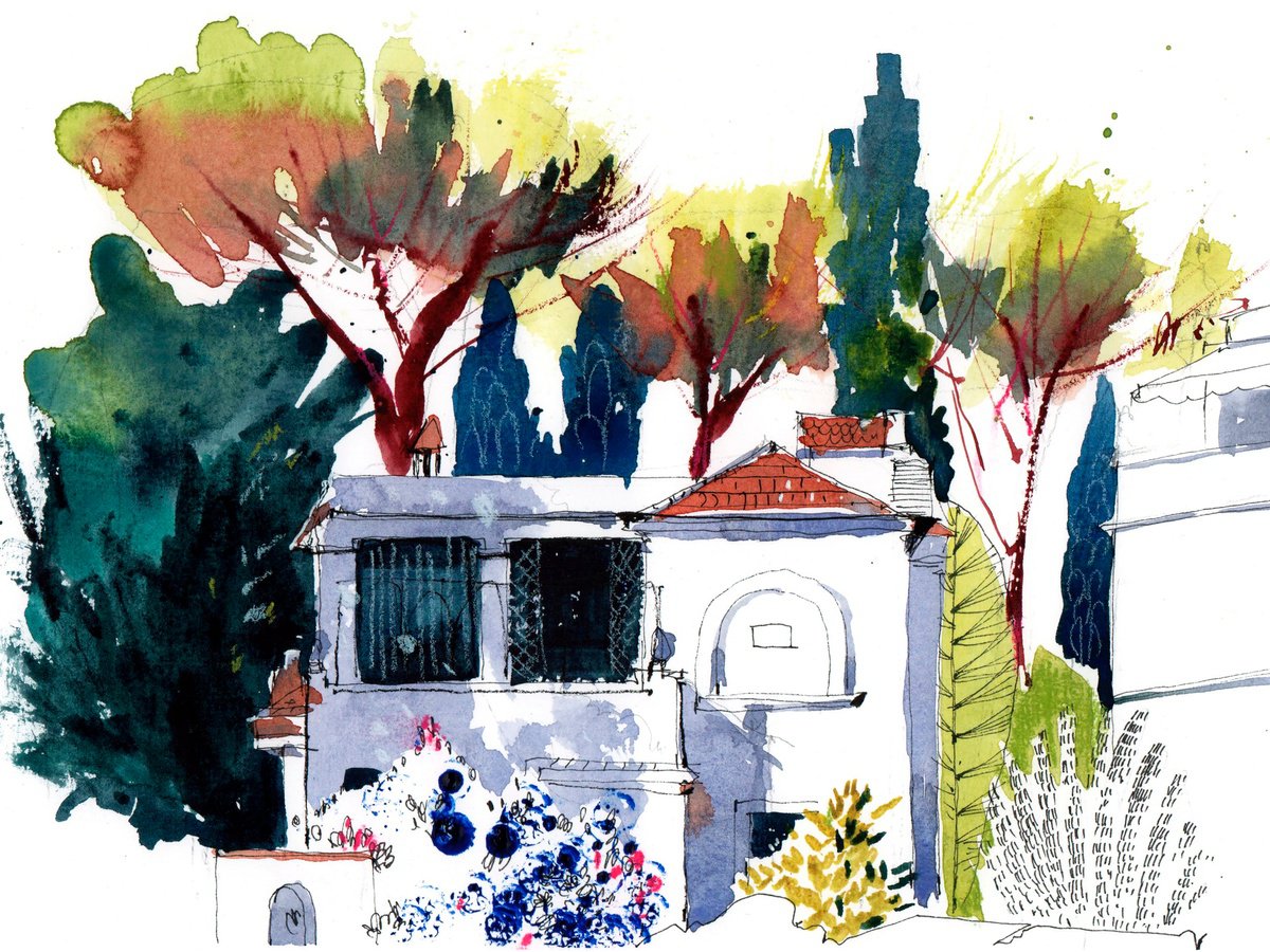 Villa in Rome, Italy by Anastasia YOUKKI Mamoshina