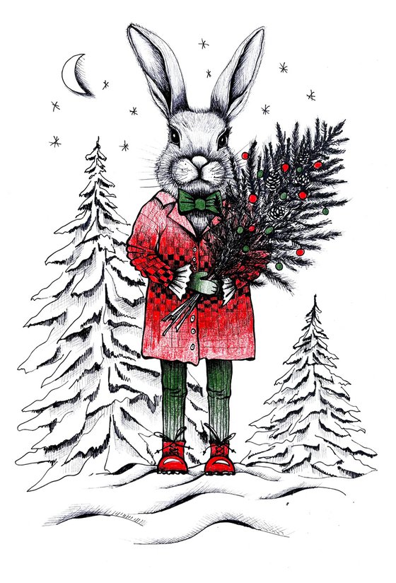 CHRISTMAS GENTLEMAN BUNNY