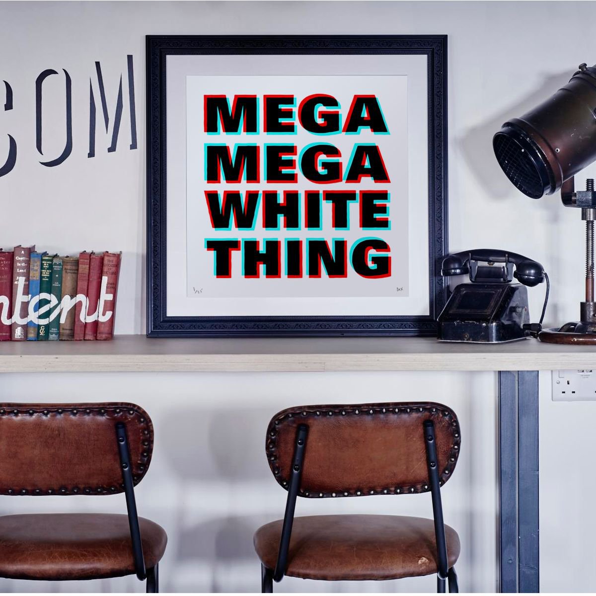 Mega Mega White Thing (3D, 2017) by Dex