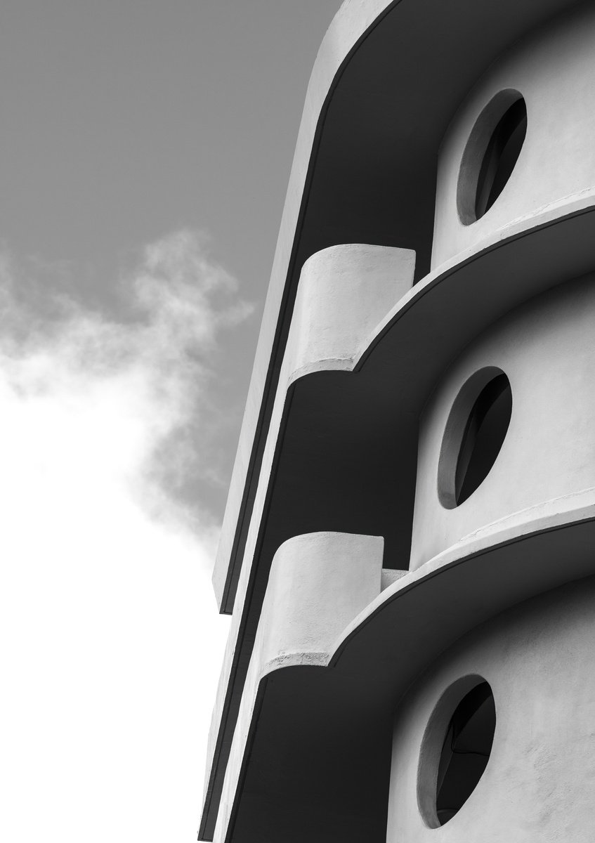Geometric Photograph , Three Round Windows Ii By Brandon Levalley, 31 X 44, Artwork For Sale On Artfinder