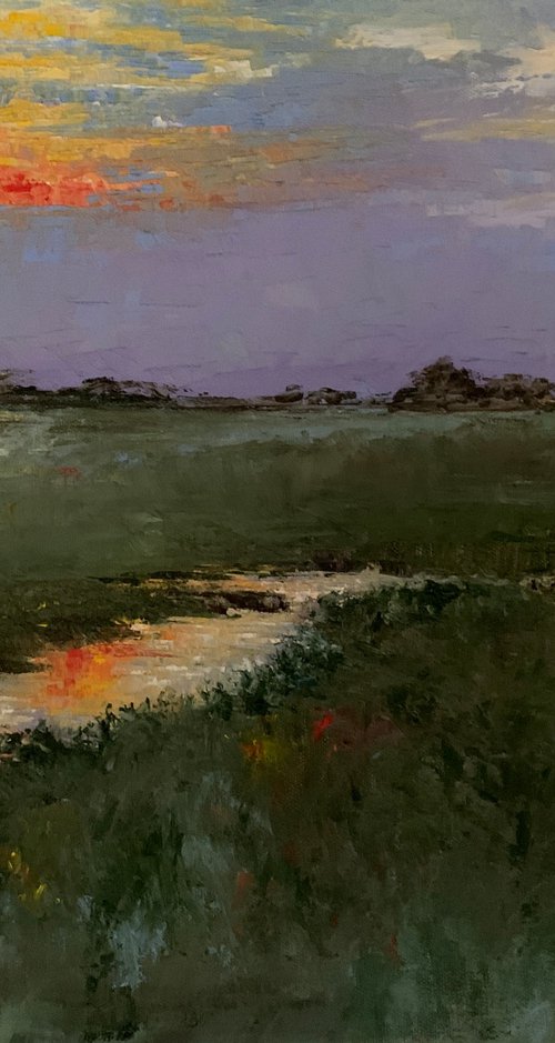 Brancaster, Beach Road View by Andrew Moodie