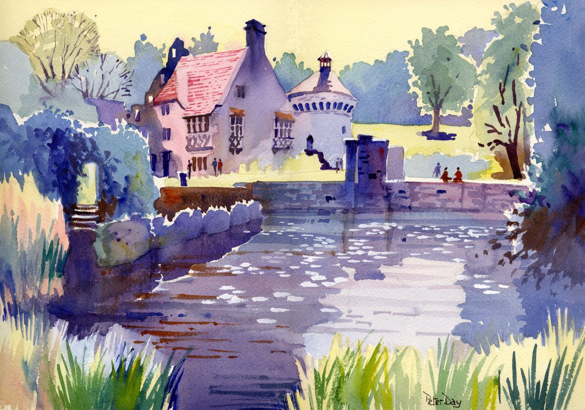 Scotney Castle, Early Morning, Kent. National Trust, Folly by Peter Day
