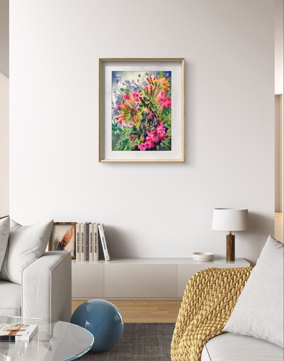 Flowers. Original artwork