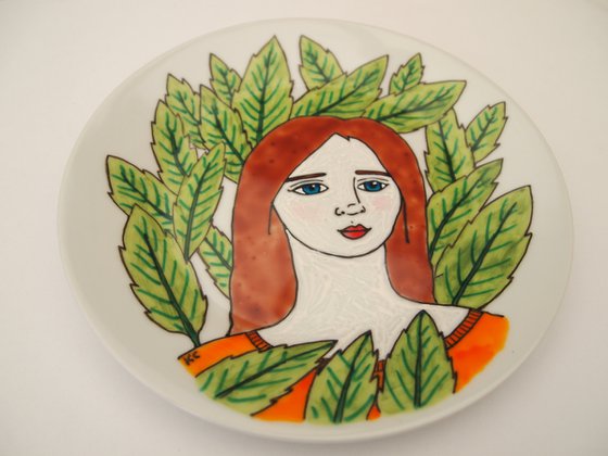 Tropical Leaves Plate