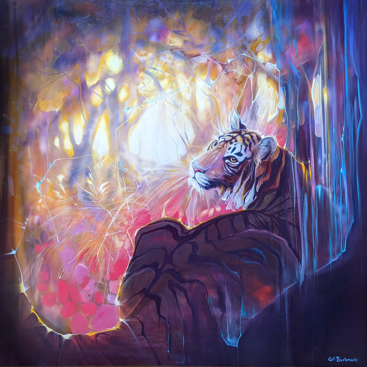 Spellbound Tigress by Gill Bustamante