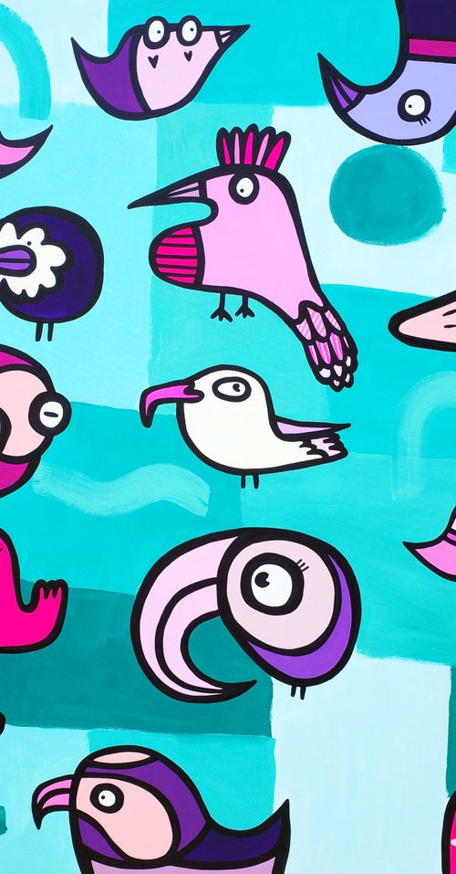Harmonious Birds by Kev Munday