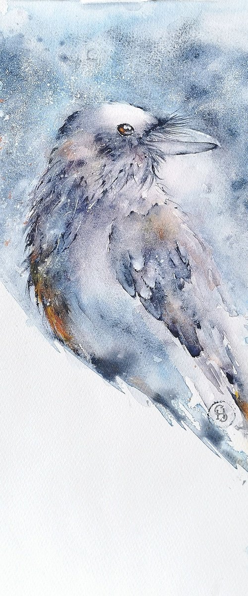 "Crow in the Mist" by Sveta Hubmann