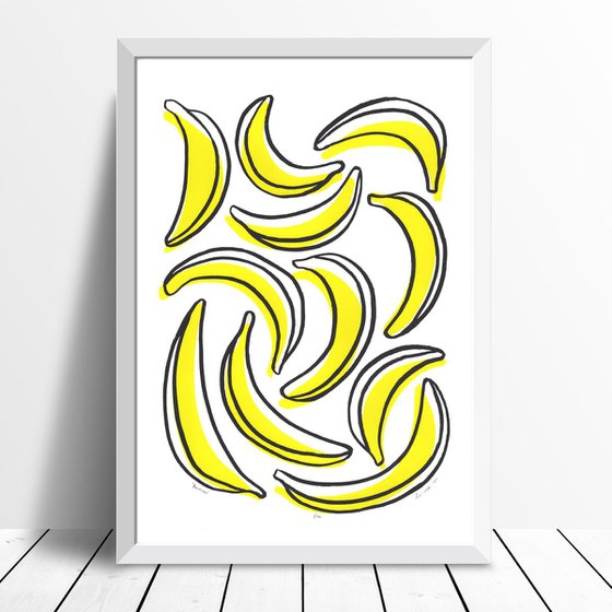 Bananas - Unframed - FREE Worldwide Delivery