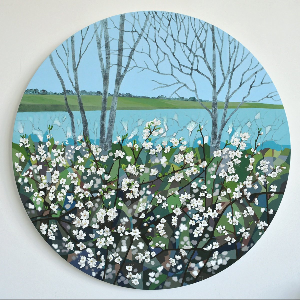 Blackthorn Walk By Theresa Shaw, 24 X 24, Artwork For Sale On Artfinder