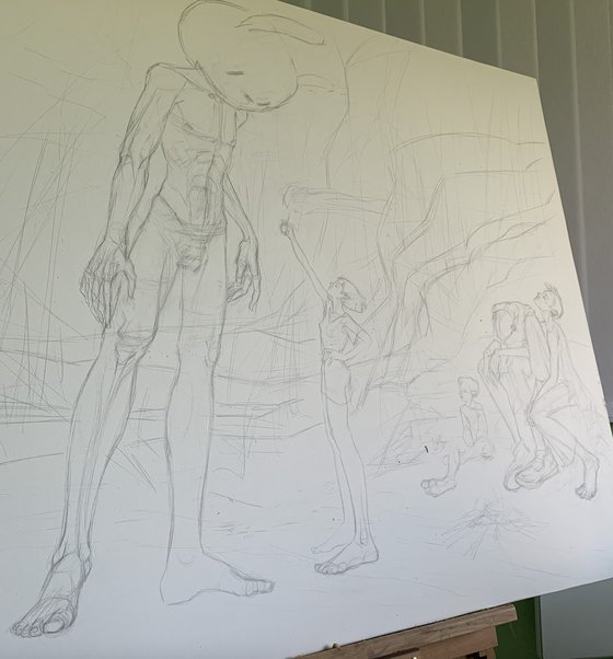 We Waited Until You Came 120x105cm