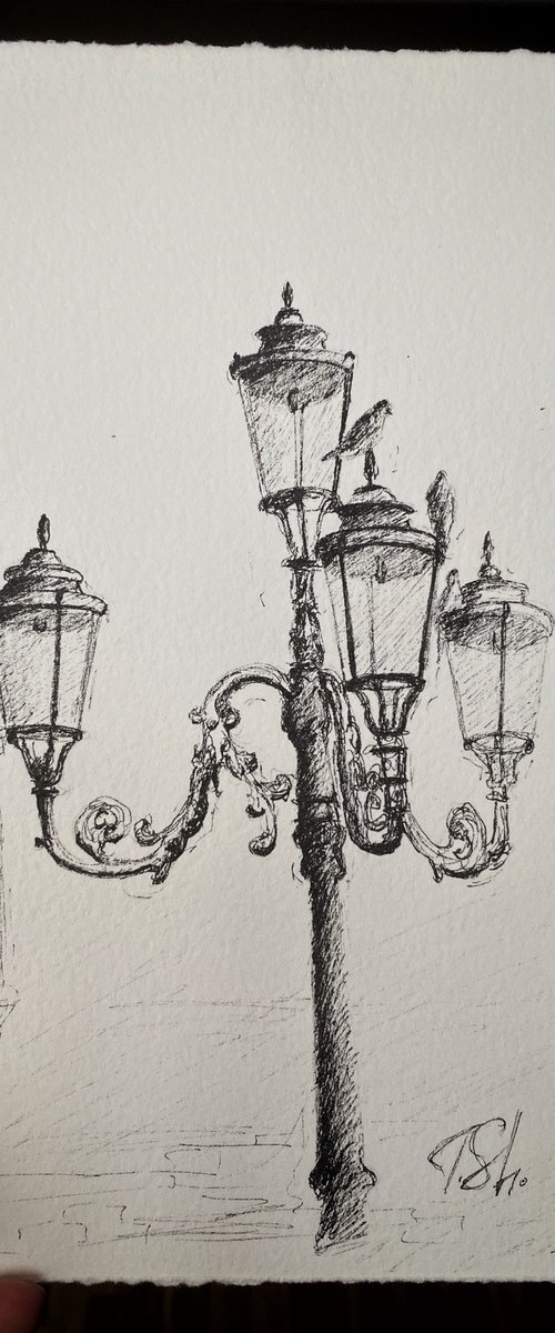 Street lamp by Tina Shyfruk
