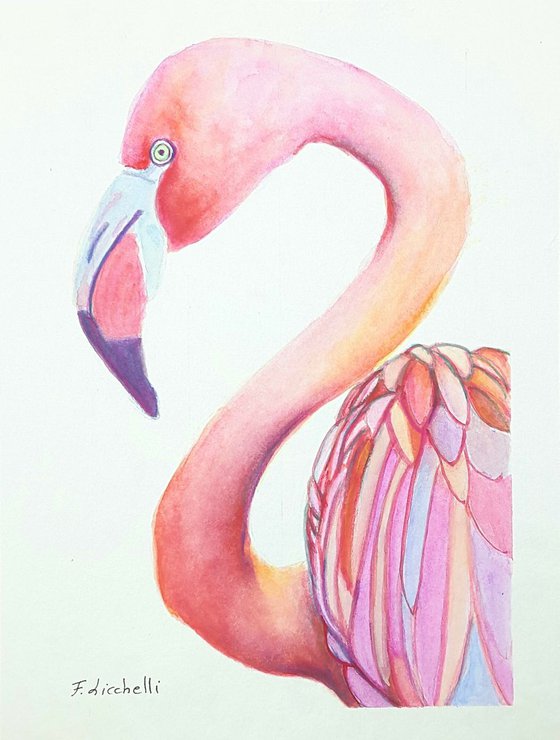 Pink flamingo