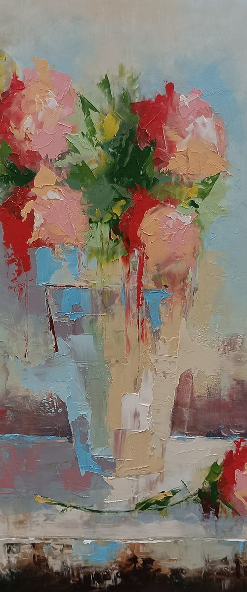 Abstract still life oil painting by Marinko Šaric