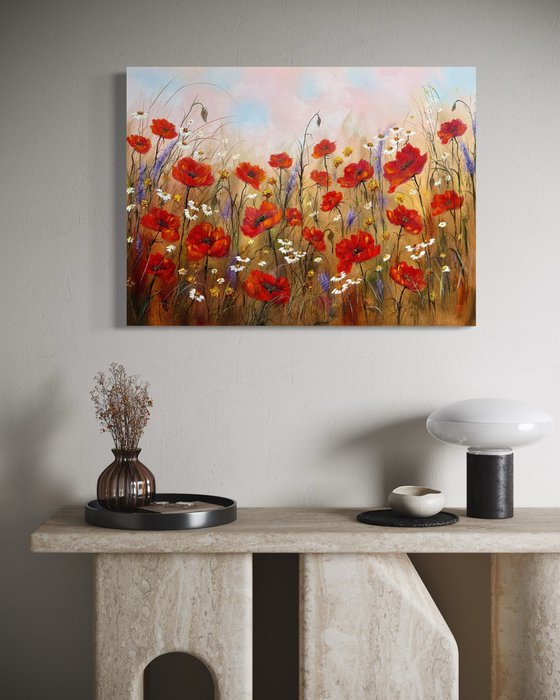 Romance and Red flowers
