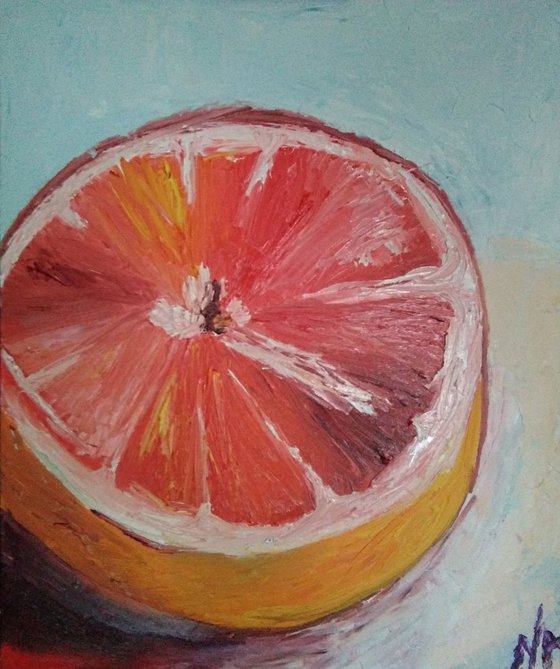 Red orange- 50x60 cm