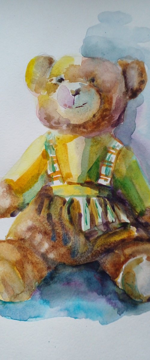My Teddy-bear by Oxana Raduga