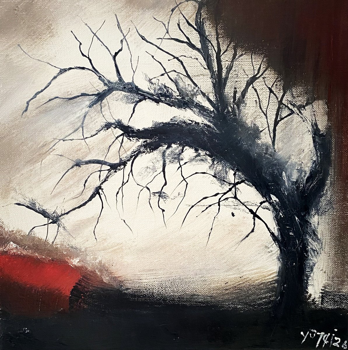 Un Albero, Una Sera By YS?rei, 12 X 12, Artwork For Sale On Artfinder
