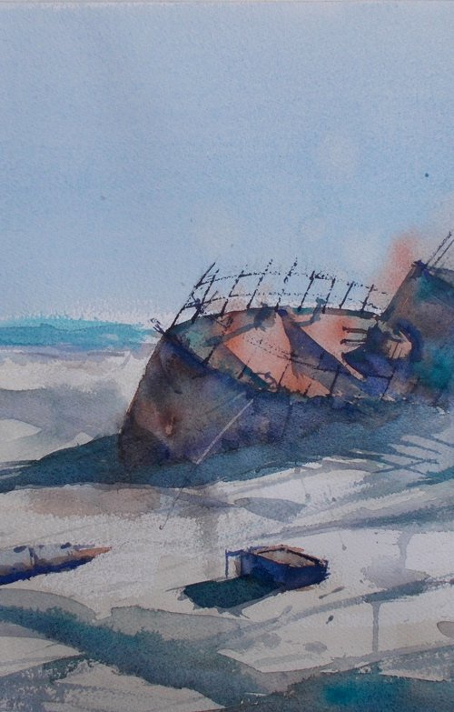 ship wreck by Giorgio Gosti