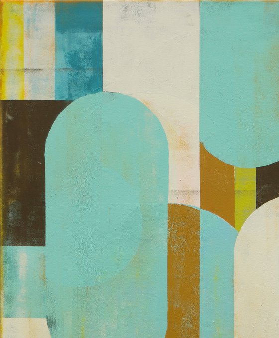 Traffic Turquoise & Brown