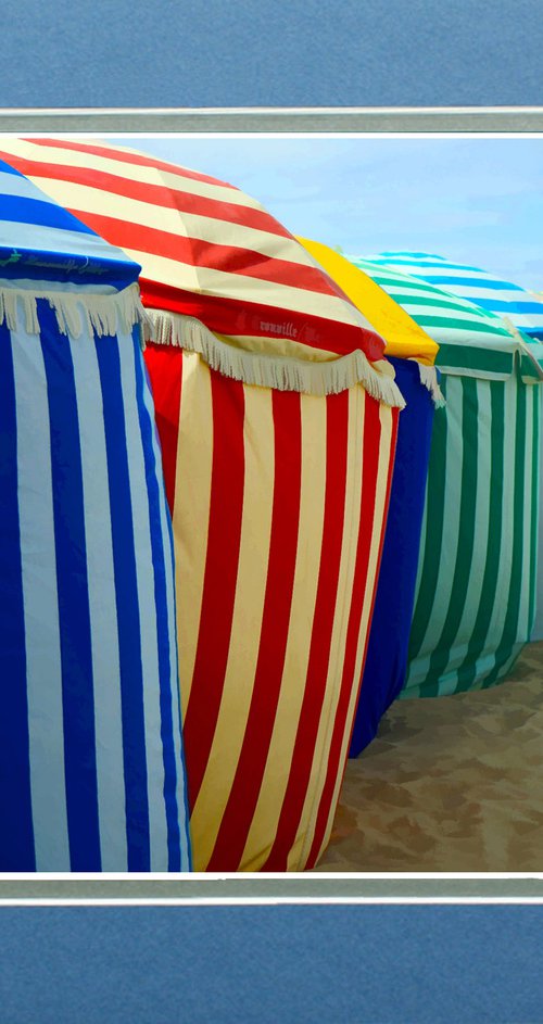 Canvas Bathing Tents France by Robin Clarke