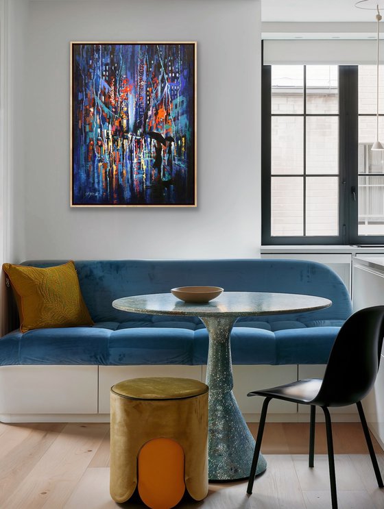 Overlooking Broadway Rain