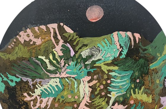 Argyll hillside nightfall