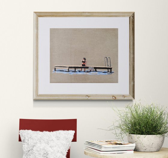 Girl on the Pier