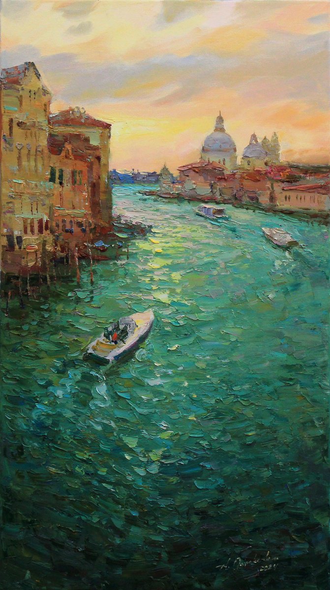 Grand Canal Venice Italy by Alisa Onipchenko-Cherniakovska