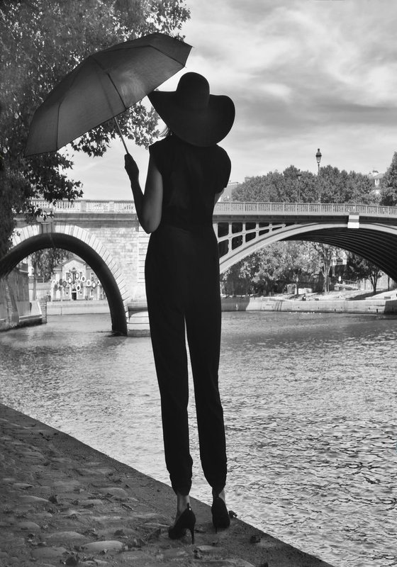 " Paris. The Seine. Contre-jour " Limited edition 1 / 15