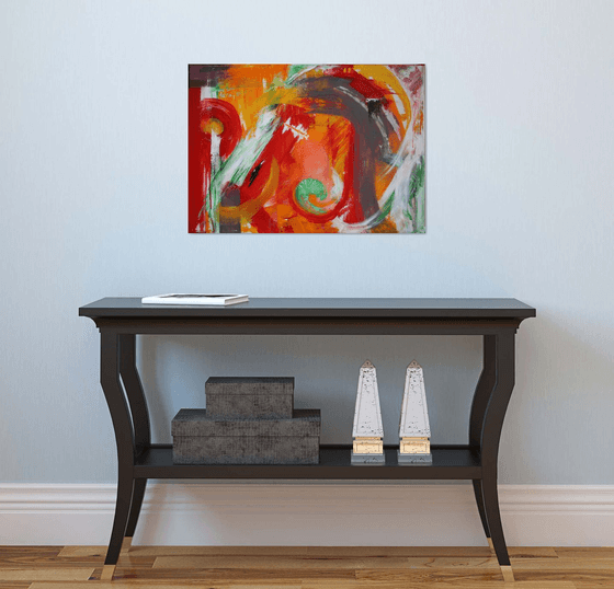 Abstraction. Color Game / Original Painting