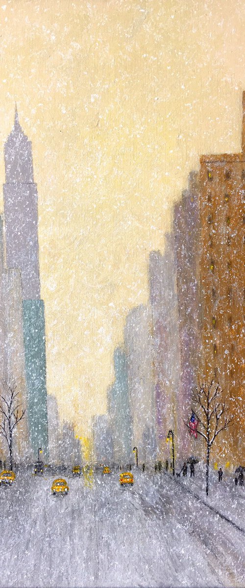 Empire State - Winter by Patrick Antonelle