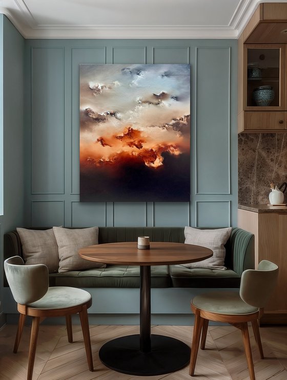 Mountains on her shoulders