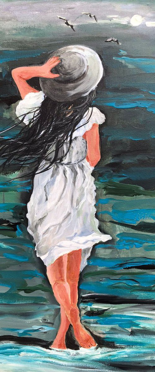 By the sea by Inna Montano