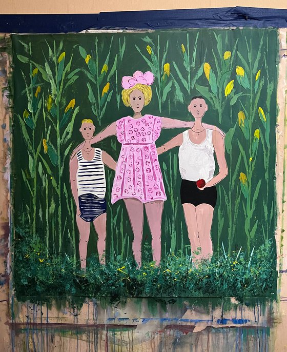 Friends Original Painting