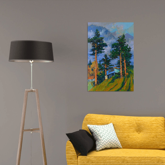 Pine Forest, After the Rain